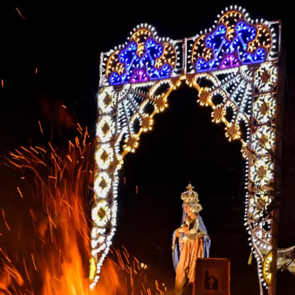 Festa delle Fanove e passaggio della Madonna della Vetrana